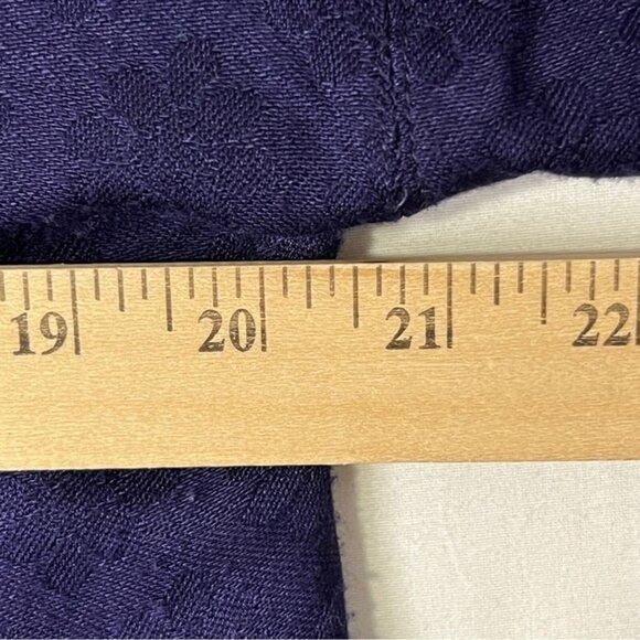 TIME FOR ME Aztec Print Cardigan with Fring Blue/Red Oversized Boho Size S/M - Picture 8 of 10